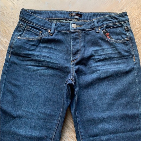 FIRE LOS ANGELES Blue Dark Wash Denim Jeans 28 - Picture 3 of 7